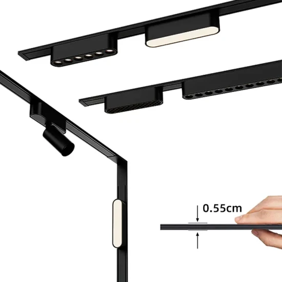 Faretto per illuminazione commerciale Sistema di illuminazione a LED magnetico con Ultra